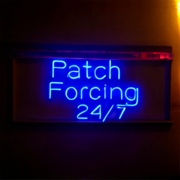 Patch Forcing neon sign text rendering
